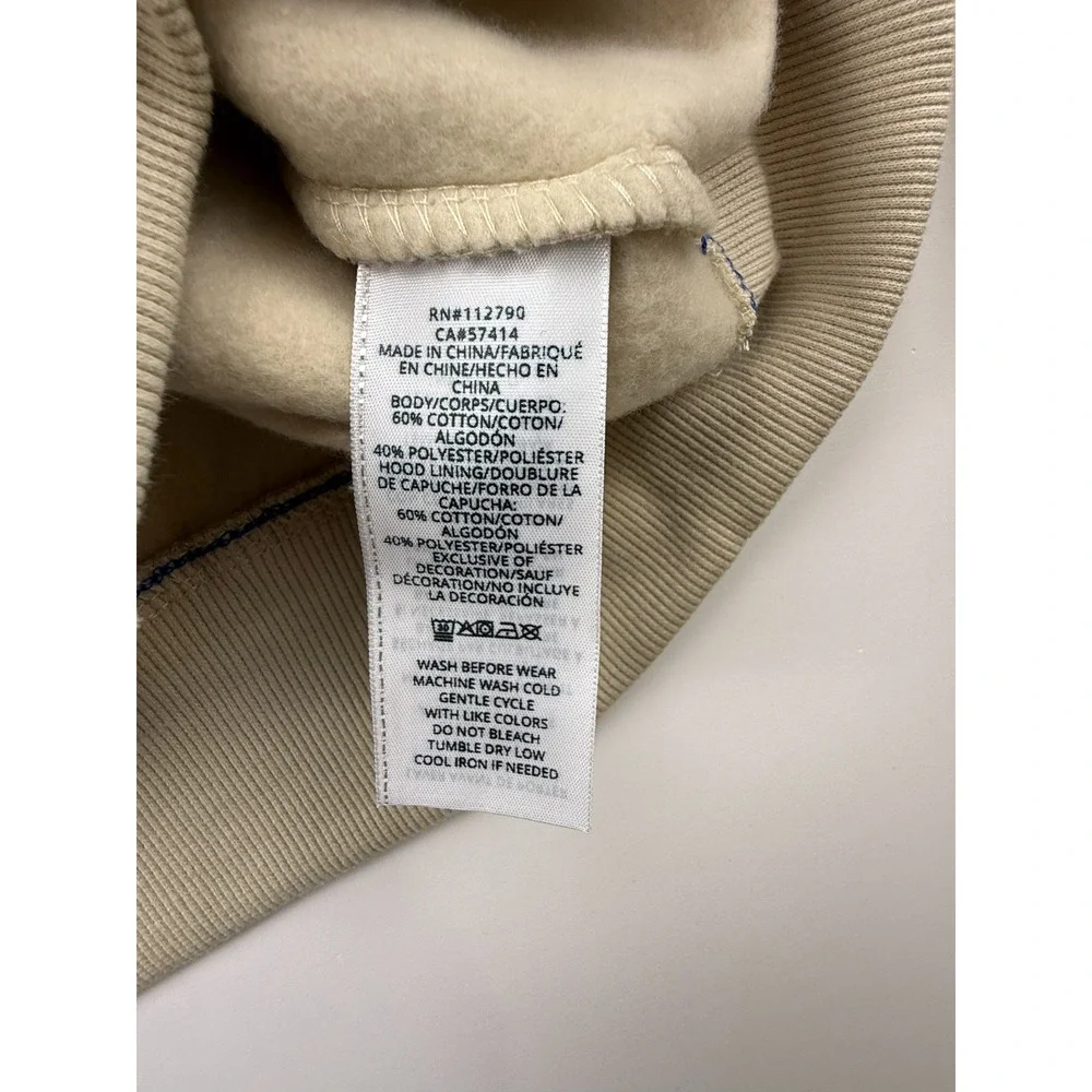 TRUE RELIGION MEN'S CONTRAST W/ BUDHA BACK DESIGN ZIP HOODIE FOG SZ L NWT